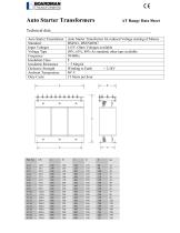 Auto Starter Transformers - 1