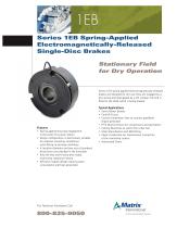 Series 1EB Spring-Applied Electromagnetically-Released Single-Disc Brakes - 1