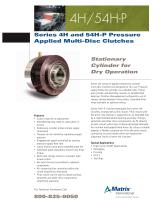 Series 4H and 54H-P Pressure Applied Multi-Disc Clutches - 1