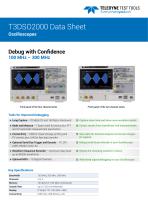 T3DSO2000 Data Sheet Oscilloscopes - 1