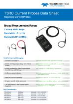 T3RC Current Probes Data Sheet - Rogowski Current Probes - 1