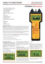 PROMAX 10 Premium Cable TV QAM Analyser - 1