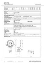 data sheet DM 10 - 2