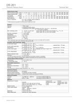 data sheet DS 201 - 2