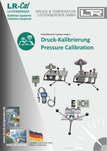 LR-Cal Pressure Calibrators and Test Pumps