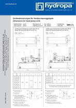 Data sheet hand pumps/hand pump unit - 10