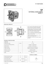 1P EXTERNAL GEAR PUMPS-1