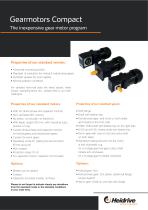 Gear motors compact - 1