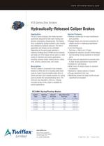 Hydraulically-Released Caliper Brakes for Elevators and Escalators-2