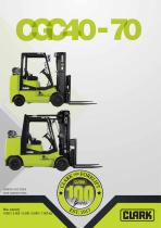 Compact forklift with LPG drive CGC40-70 - 1