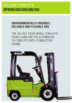 Electric four-wheel forklift EPX20-32i-2