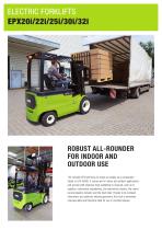Electric four-wheel forklift EPX20-32i-4