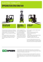 Electric four-wheel forklift EPX20-32i-6