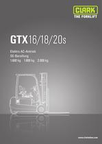 Specification sheet Clark GTX 16-20s-1