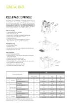 Specification sheet PX20/PPXS20/PPFXS20-5