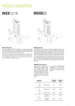 Specification sheet WSX12/14 WSXD20-4