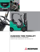 CUSHION TIRE FORKLIFT 3000-6500 LB CAPACITY LP GAS MODELS - 1