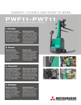 PWF11-PWT11 2,200 LB CAPACITY LIGHT-DUTY WALKIE STACKER - 1