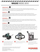 Model 8310 Walkie Pallet Truck Sell Sheet-2