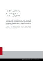 Smart robotics solutions The Linde-MATIC range - 3