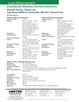 Tube Mount Transmitter Data Sheet-2