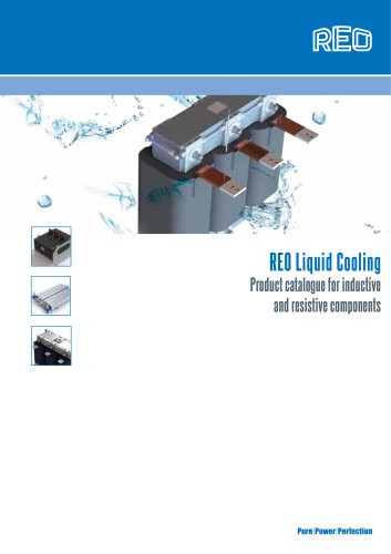 Liquid cooling for inductive and resistive components