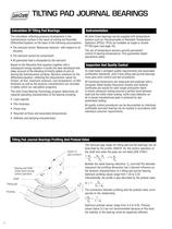 Tilting Pad Bearings - 2