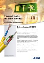 Fireproof cables for use in buildings-1