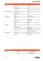 Data Sheet GS 657/658 - 3