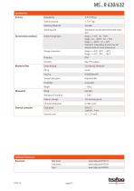 Data Sheet MS...R 630/632 - 4