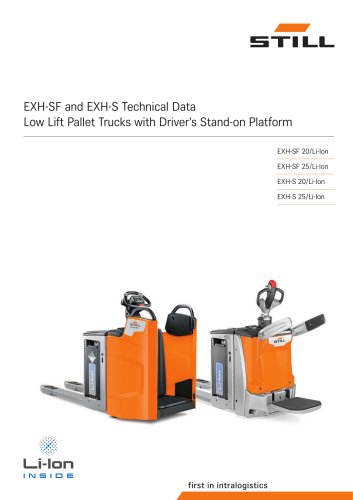 EXH-SF and EXH-S Technical Data