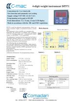 4-digit weight instrument DP571 - 1