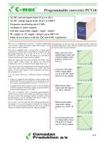 Programmable converter PCV10 - 1