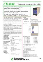 Tachometer converter - 1