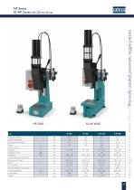 Manually assisted pneumatic toggle presses with square ram - 2