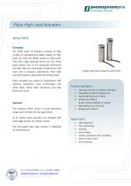 High load stack type actuator series PAHL - 1