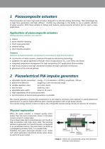 Piezocomposite actuators - 2