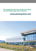 Piezosystem Jena Product Catalog Vol. 7 - 2