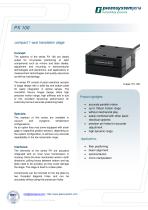 x-axis nanopositioning stage PX 100 - 1