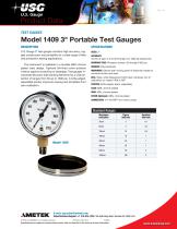 Model 1409 3" Portable Test Gauges 2025