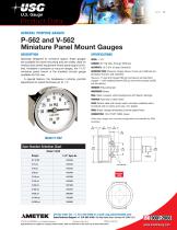 P-562 and V-562 Miniature Panel Mount Gauges-1