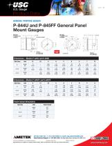 P-844U and P-845FF General Panel Mount Gauges-2