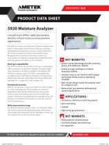 5920 UHP Moisture Analyzer - 1