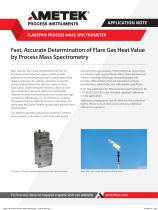 Fast, Accurate Determination of Flare Gas Heat Value by Process Spectrometry - 1