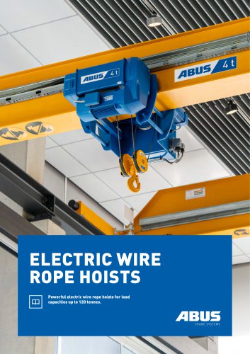 Electric wire rope hoists