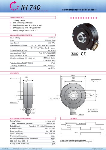 Datasheet IH740 (EN)