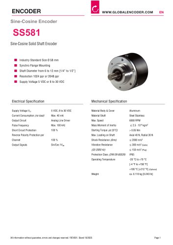 Datasheet SS581 (EN)