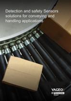 Detection and safety Sensors solutions for conveying and handling applications - 1