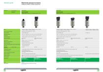 Electronic sensors for pressure control OsiSense XM - 6