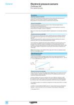 Electronic sensors for pressure control OsiSense XM - 8